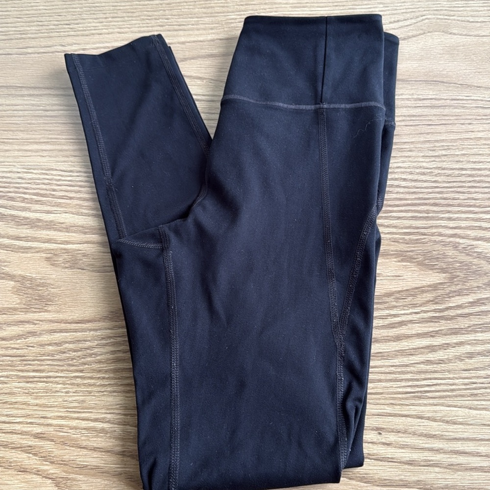 Girlfriend Collective Black High-Waisted Leggings